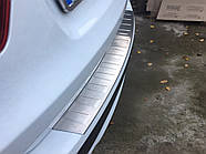 Накладка на задний бампер из нержавеющей стали OmsaLine (матовая, нерж.) для BMW X3 F-25 2011-2018 гг