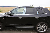 Накладки на дверные стойки из нержавеющей стали (6 шт.) для Ауди Q5 2008-2017 гг