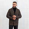 Чоловіче зимове пальто 52,54,58,60,62 шоколад, фото 3