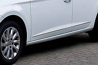 Дверные молдинги нержавейка (4 шт) для Seat Leon 2013-2020 гг