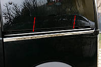 Молдинг на направляющую сдвижной двери (нержавейка) для Ford Connect 2006-2009 гг