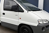 Окантовка окон (2 шт., нержавейка) для Hyundai H200, H1, Starex 1998-2007 гг