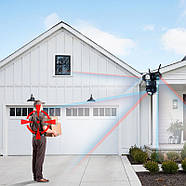 Вулична камера відеоспостереження 4G з поворотним механізмом і нічним баченням V380, фото 8