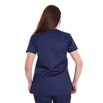 Медичний жіночий костюм Гарвард, Темно-синій, фото 4