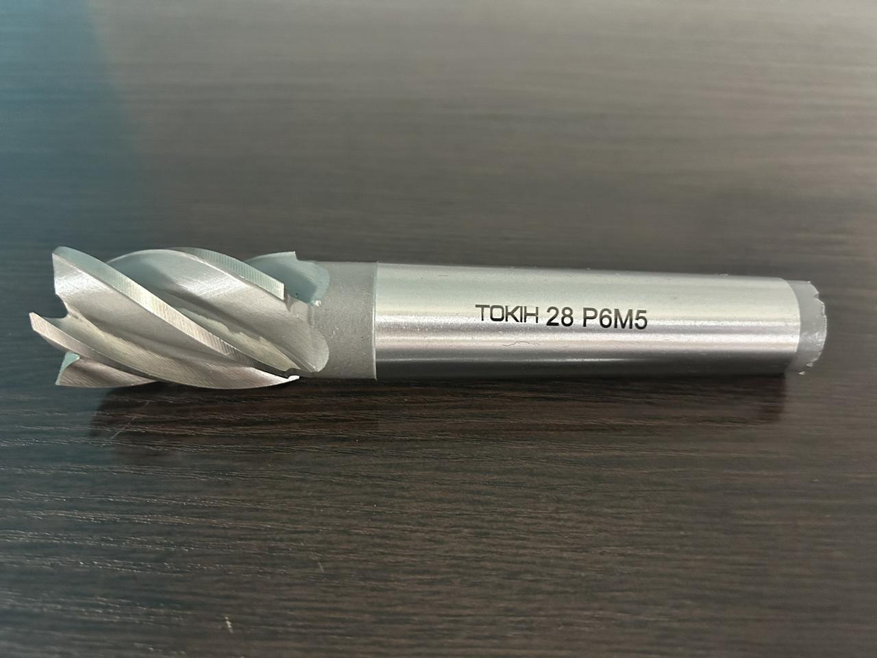 Фреза кінцева 28мм к/х Z-5 КМ3 L147/45мм Р6М5 ТОКІН