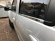 Молдинги на стекла (4 шт, нержавейка) для Nissan Terrano 2014- гг