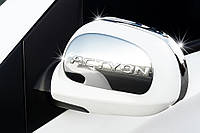 Окантовки зеркал и верхняя накладка (пластик) для SsangYong Action 2005-2018 гг