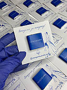 500 шт. Листівка квадрат (80х80 мм) + шоколад із логотипом, фото 9