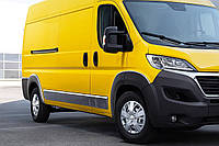 Комплект дверных молдингов нержавейка Короткая База для Citroen Jumper 2007-2025 гг