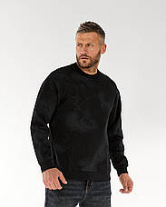 Чоловічий світшот Balenciaga чорний люкс якість кофта — баленсіага для чоловіків, фото 3