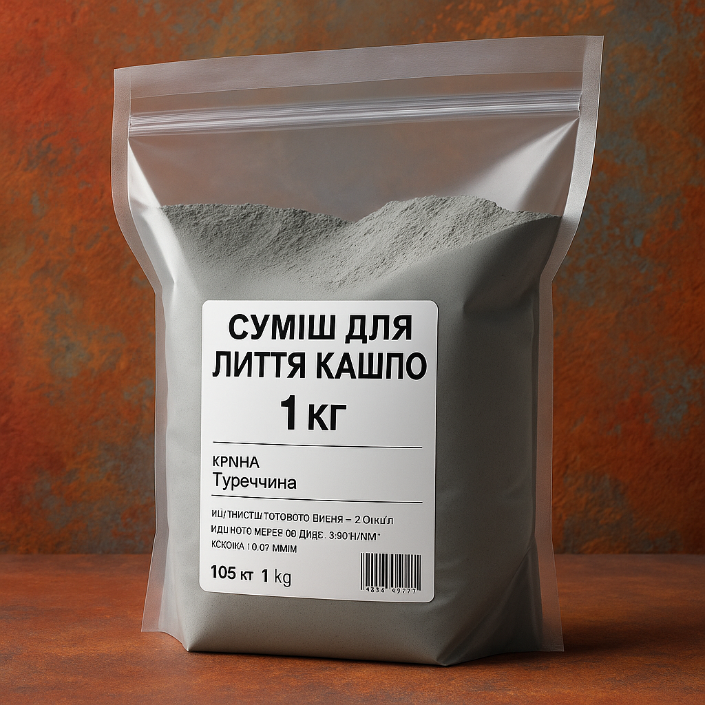 Суміш для лиття кашпо, Туреччина, 1 кг, фото 1