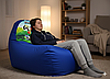 Безкаркасне крісло мішок Синій диван Minecraft, Майнкрафт, фото 3