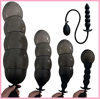 П'ятирівневий розширювач для анального сексу, Надувна анальна пробка з грушею, Інтимні іграшки