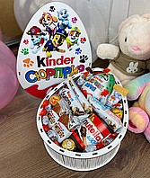 Сладкий подарок щенячий патруль, Сладости для детей на праздник, Сюрприз бокс на день рождения ребенку, Бокс киндер сюрприз