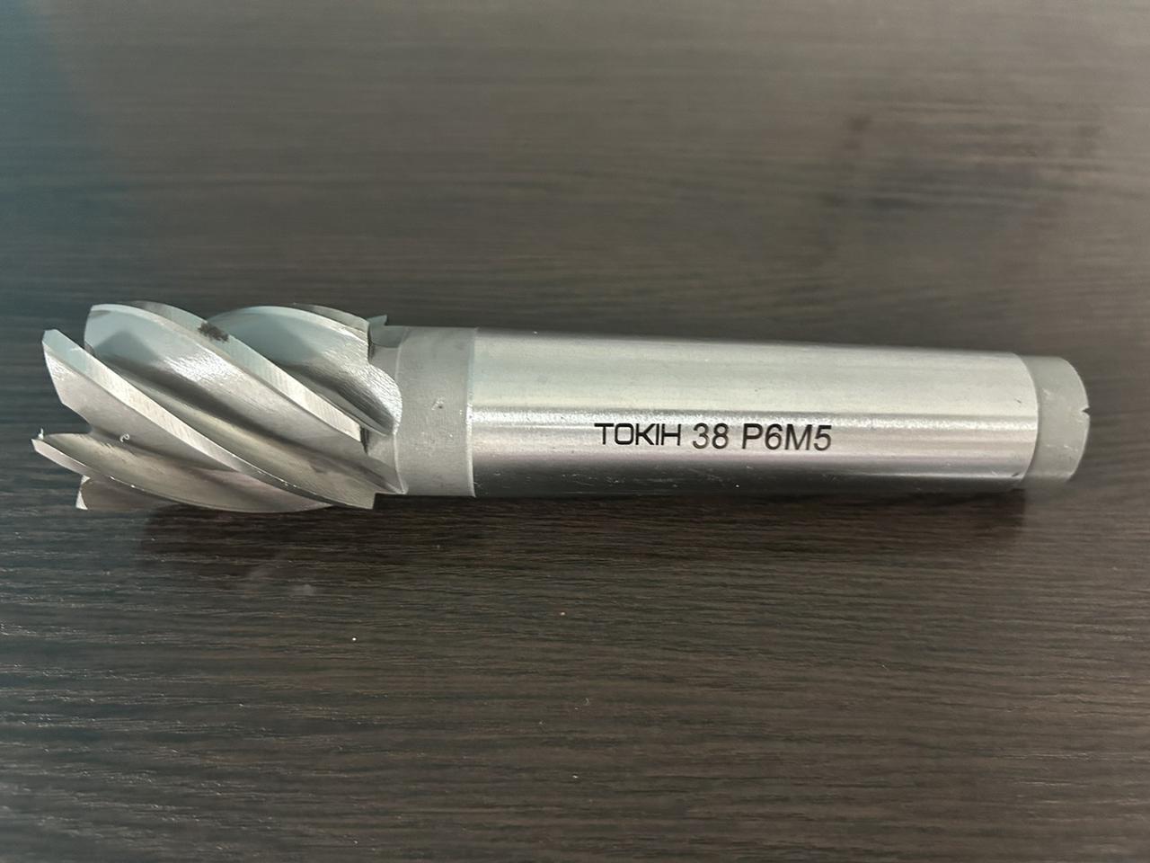 Фреза кінцева 38мм к/х Z-6 КМ4 L178/53мм Р6М5 ТОКІН