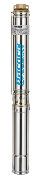 Занурювальний насос для свердловини Насоси + 75 SWS 3-65-1,1 + муфта, кабель 2 м. 5,4 м3/год, фото 1