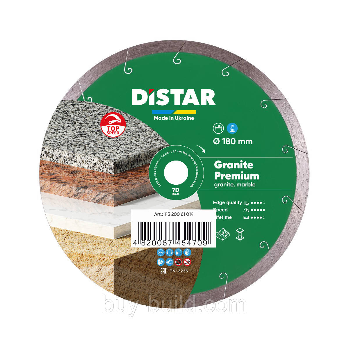 Диск DISTAR 180 Granite Premium 11320061014, фото 1