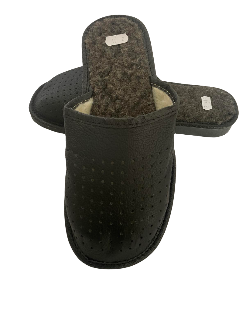 Шкіряні тапочки, чоловічі ТЗМ3