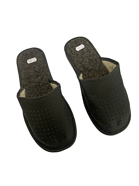 Шкіряні тапочки, чоловічі ТЗМ3, фото 2