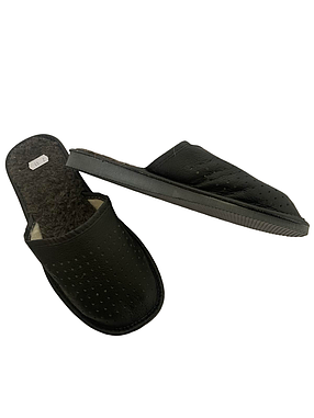 Шкіряні тапочки, чоловічі ТЗМ3, фото 3