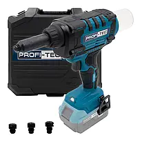 Акумуляторний заклепувальний пістолет PROFI-TEC PRG1020 POWERLine (без акумулятора та зарядного пристрою)