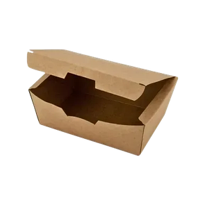 Коробка для снеків крафт 130х88х48мм (50/100) CTB-130K