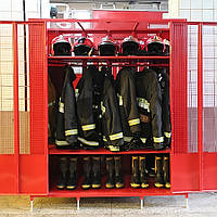 Шафа для зберігання одягу та взуття пожежних ШОВ-900 2ПН