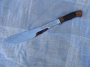 Подарункове мачете ручної роботи, дерев'яна рукоять з гравіюванням