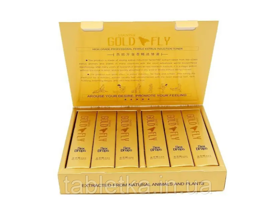 Spanish Gold Fly збуджуючі краплі для жінок, 2 пробника Дніпро