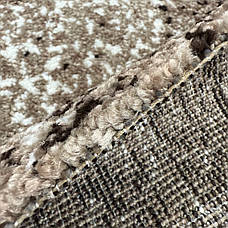 Килим коричневий 2х4 на тканій основі Mira 24007/120, фото 4