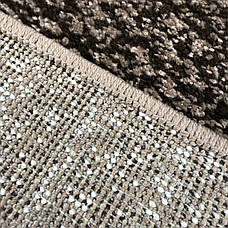 Коричнева килимова доріжка ширина 1м на тканій основі Mira 24007/120, фото 5