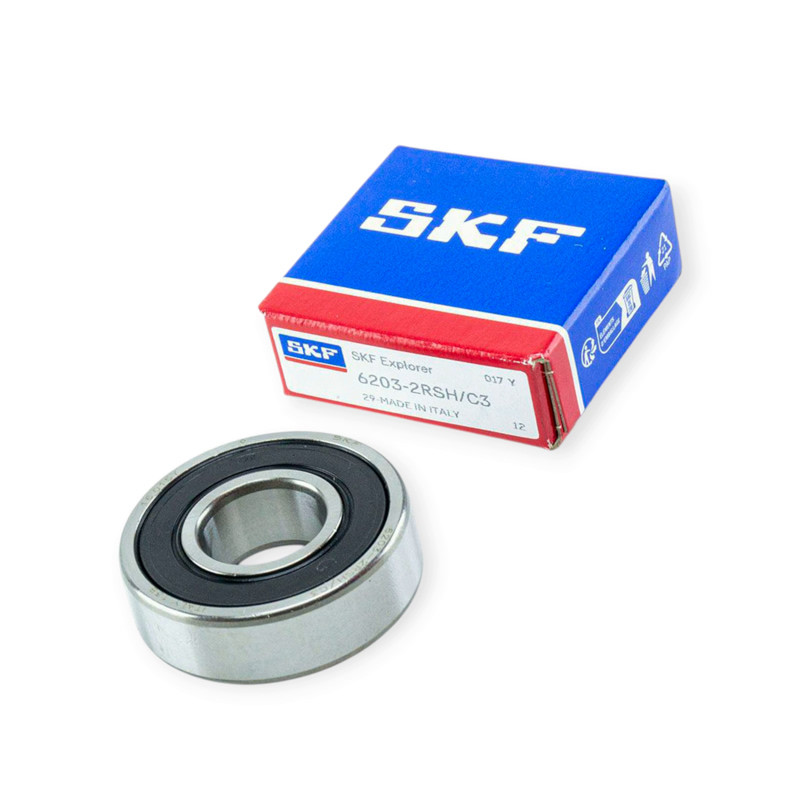 Підшипник генератора Волга 180203 (6203) SKF C3, фото 1