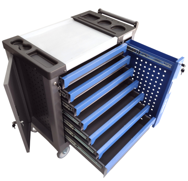 Шафа для інструментів, візок для майстерні з 7 ящиками SILVER S12361, фото 1