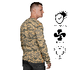 Лонгслів Basic 2.0 Cotton ABU (2221), XXXL, повсякденний одяг, тактичний одяг, бавовна, фото 2