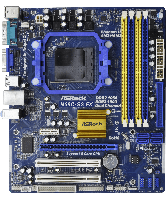 Материнська плата AM3+ ASRock N68C-GS FX 2*DDR2 2*DDR3 mATX б/в