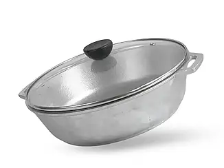 Сковорода алюмінієва 240х60 мм "Monolith" зі скляною кришкою