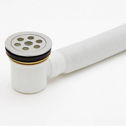 Комплект для душу душовий піддон KO&PO 7006 90х90 см карниз для душу 90х90 см і сифон для піддону, фото 2