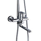 Душова система латунна універсальна Lidz Astra 1030 на три споживачі (з виливом) (k35) LDAST1030CRM48086, фото 3