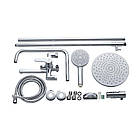 Душова система латунна універсальна Lidz Astra 1030 на три споживачі (з виливом) (k35) LDAST1030CRM48086, фото 10