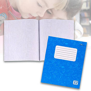 Зошит на 12 аркушів у клітку з білим папером Дельта "Мрія" 2326к