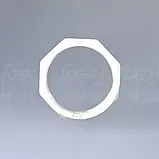 Контргайка нержавіюча різьбова Ду80 (3"), восьмигранна, н/ж сталь AISI304, DIN 431, BSPP Class 150, фото 2