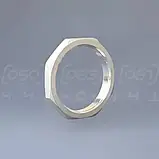 Контргайка нержавіюча різьбова Ду80 (3"), восьмигранна, н/ж сталь AISI304, DIN 431, BSPP Class 150, фото 6