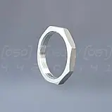 Контргайка нержавіюча різьбова Ду80 (3"), восьмигранна, н/ж сталь AISI304, DIN 431, BSPP Class 150, фото 9