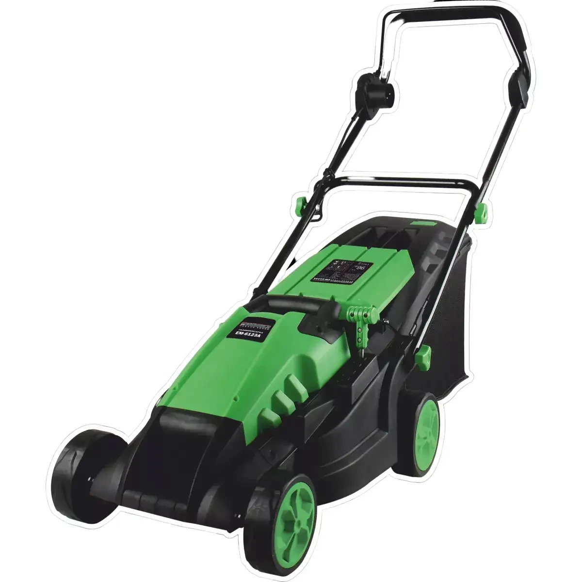 Газонокосарка електрична Grunhelm EM-6123A 1,7 кВт 38 см, фото 1