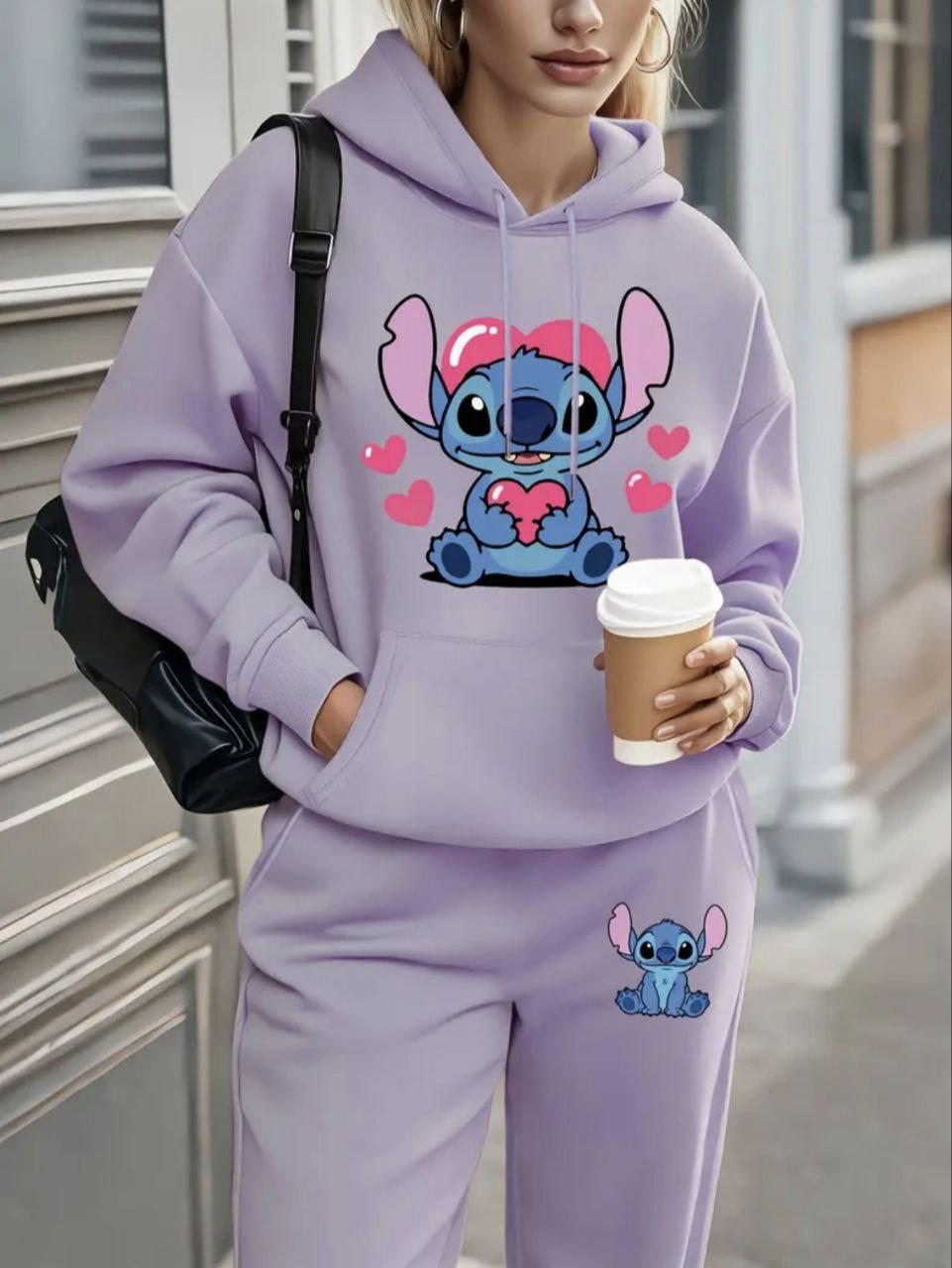 Теплий жіночий костюм зі Стічем, фото 1