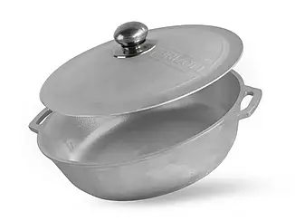 Сковорода алюмінієва 240х60 мм "Monolith" з алюмінієвою кришкою