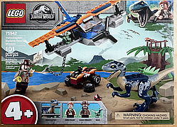 Лего 75942 Lego Jurassic World Велоцираптор порятунок на біплані Velociraptor: Biplane Rescue Mission