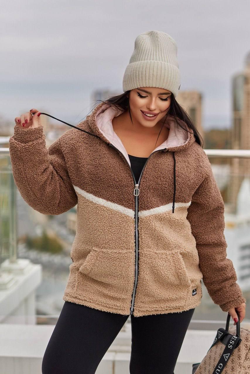 Куртка для пишних дам "Тедді", фото 1