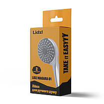 Лійка для ручного душу Lidz Niagara 01 98 мм округла LDNIA01CRM22034 Chrome, фото 3