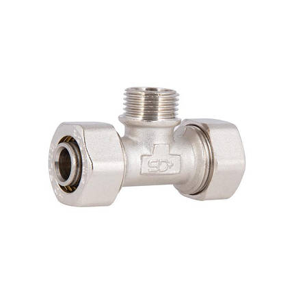 Трійник обтискний SD Plus 20х1/2"х20 НР SD160W201520, фото 1